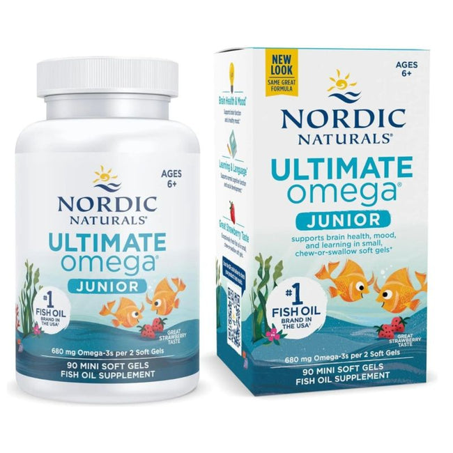 Nordic Naturals Ultimate Omega Junior suplement diety dla dzieci 90 mini kapsułek