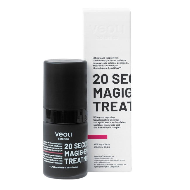 Veoli Botanica 20 Seconds Magic Eye Treatment liftingująco-naprawcze transformujące serum pod oczy i na powieki 15ml