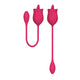 B-Series Magic Licking Massager With Vibrating Egg stymulator z języczkiem i wibrującym jajkiem Pink