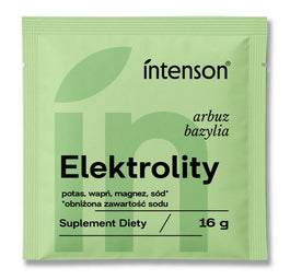Intenson Elektrolity z obniżoną zawartością sodu o smaku arbuz-bazylia 16g