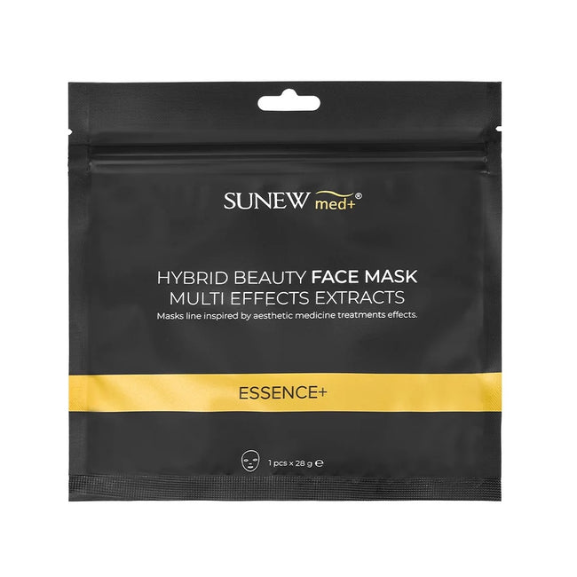 SunewMed+ Essence+ Hybrid Beauty Face Mask hybrydowa maska z peptydami i śluzem ślimaka 4x28g