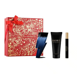 Carolina Herrera Bad Boy zestaw woda toaletowa spray 50ml + woda toaletowa spray 10ml + żel pod prysznic 100ml