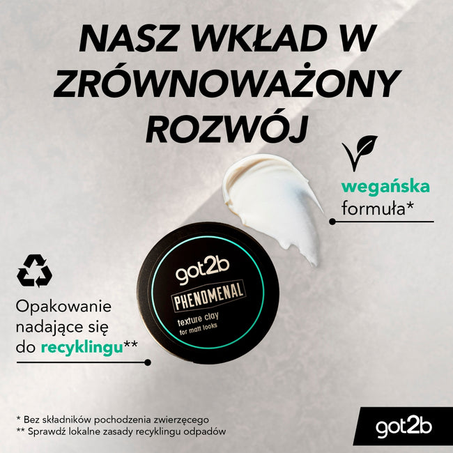 Got2B Phenomenal glinka do włosów teksturyzująca 100ml