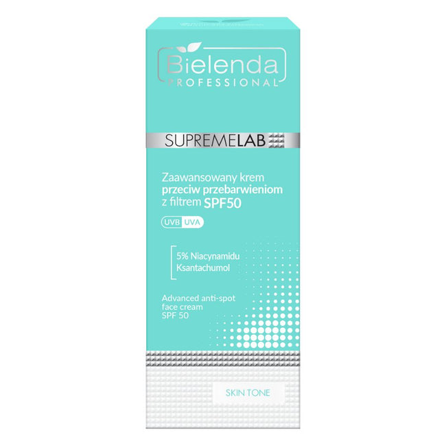 Bielenda Professional SupremeLab Skin Tone zaawansowany krem przeciw przebarwieniom z filtrem SPF50 50ml