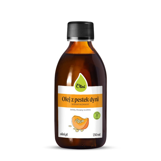 Olini Olej z pestek dyni tłoczony na zimno 250ml