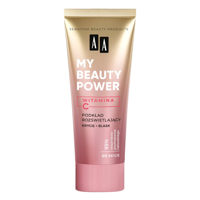 AA My Beauty Power rozświetlający podkład