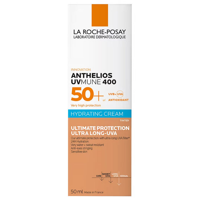 La Roche Posay Anthelios Uvmune 400 tonujący krem nawilżający SPF50+ 50ml