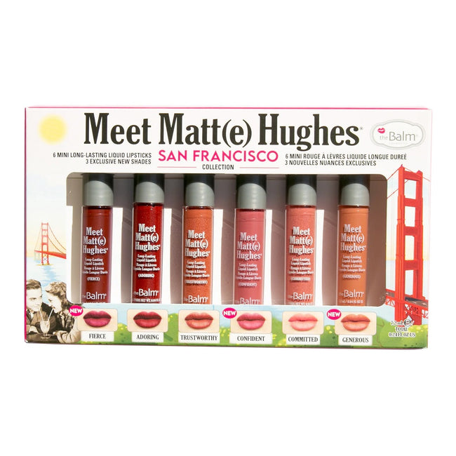 The Balm Meet Matt(e) Hughes zestaw mini pomadek w płynie
