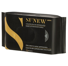 SunewMed+ Make-Up Remover Wipes chusteczki do demakijażu Black 8szt.