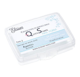 Elisium Quick Shape Nail Form formy do przedłużania paznokci Type2 24szt.