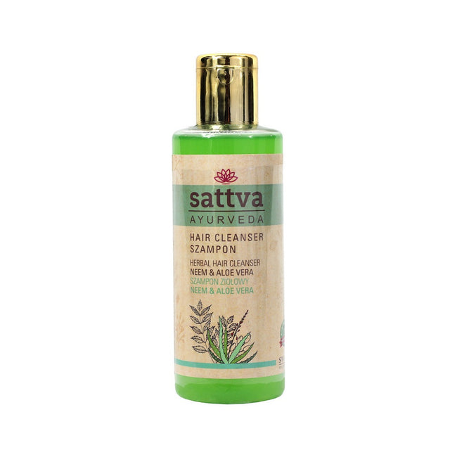 Sattva Hair Cleanser szampon ziołowy Neem & Aloe Vera 210ml