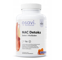 Osavi NAC Detoks Selen i Molibden suplement diety 120 kapsułek