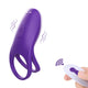 Amzing Toy Trap-RTC pierścień wibracyjny zdalnie sterowany z 9 trybami wibracji Violet