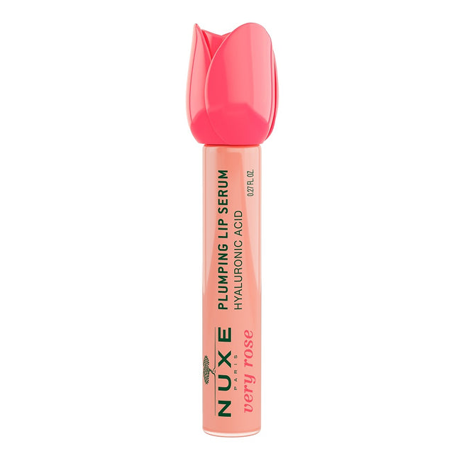 Nuxe Ready Go Glow zestaw suchy olejek regenerujący 10ml + nawilżające serum powiększające usta 8ml + gumka do włosów