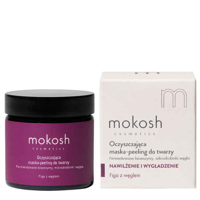 Mokosh Oczyszczająca maska-peeling do twarzy Figa z węglem 60ml