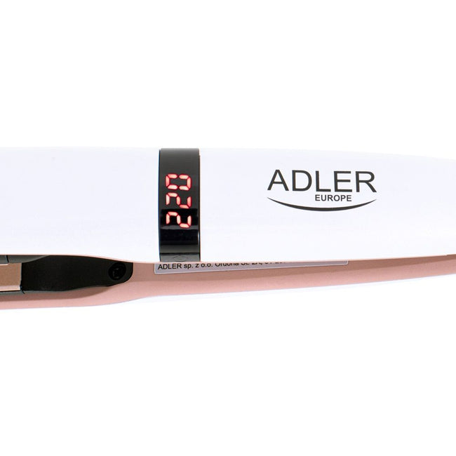 Adler Prostownica ceramiczna z kontrolą temperatury AD 2321 Perłowa biel