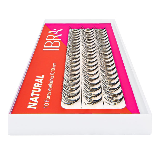 Ibra Kępki sztucznych rzęs Natural Knot-Free