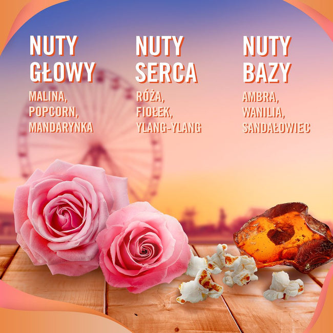 Bruno Banani Sweet Fantasy Rose & Popcorn mgiełka do ciała i włosów 250ml