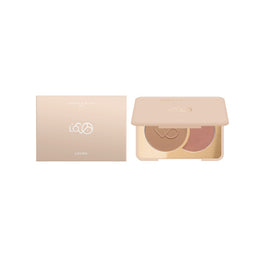 LOVRO Bronze & Blush Set prasowany bronzer i róż do modelowania twarzy