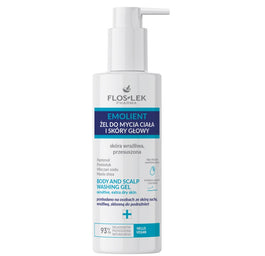 Floslek Emolient żel do mycia ciała i skóry głowy 175ml