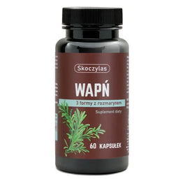 Skoczylas Wapń 3 formy z rozmarynem suplement diety 60 kapsułek