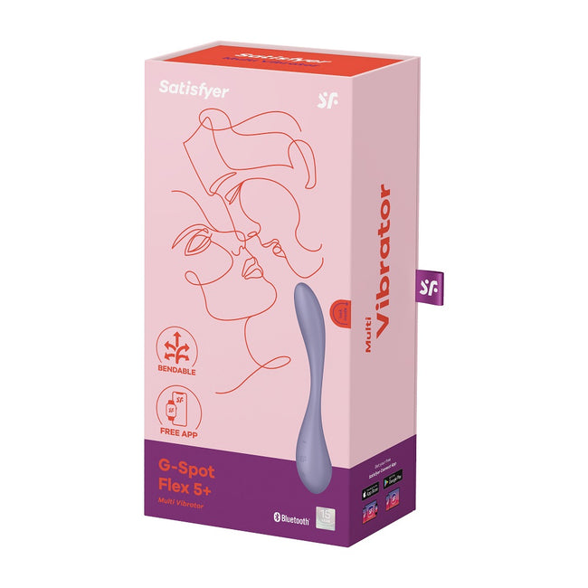 Satisfyer G-Spot Flex 5+ wibrator do punktu G Lilac