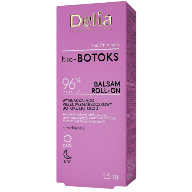Delia Bio-Botoks wygładzająco-przeciwzmarszczkowy roll-on do okolic oczu 15ml
