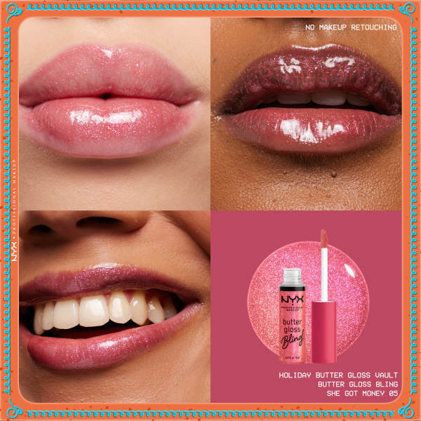 NYX Professional MakeUp Holiday Butter Gloss Vault zestaw błyszczyków 10x8ml