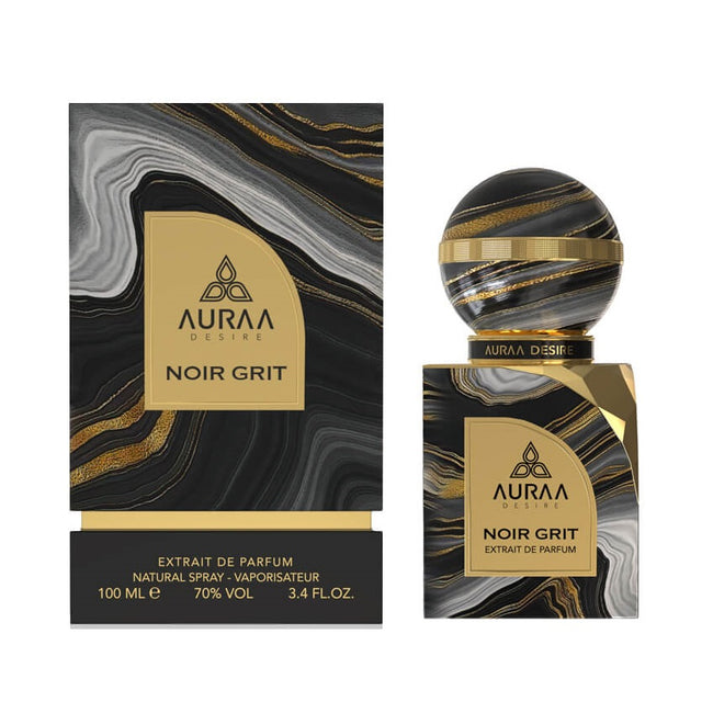 Auraa Desire Noir Grit ekstrakt perfum