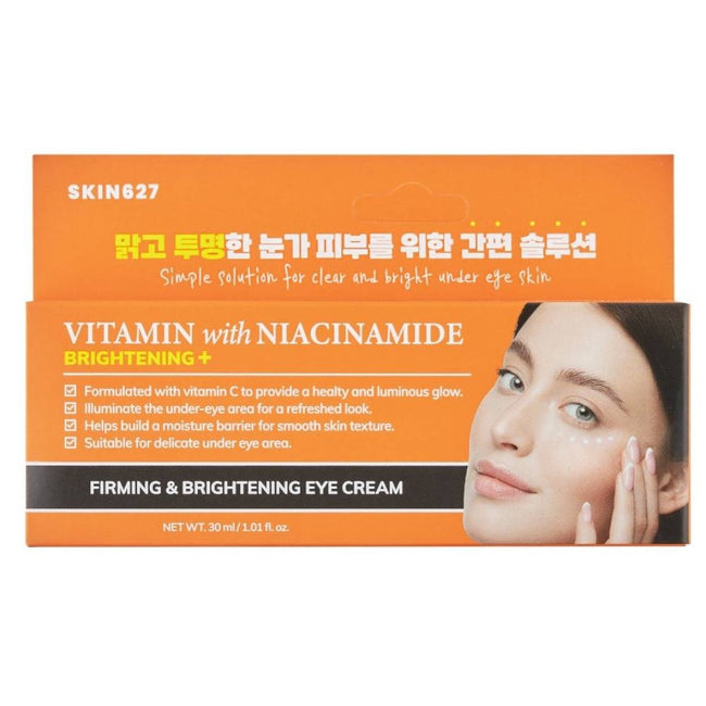 SKIN627 Vitamin With Niacinamide rozjaśniający krem pod oczy 30ml
