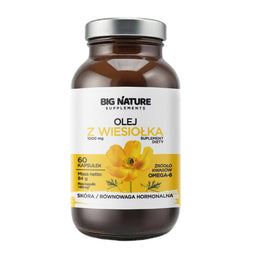 Big Nature Olej z wiesiołka suplement diety 60 kapsułek