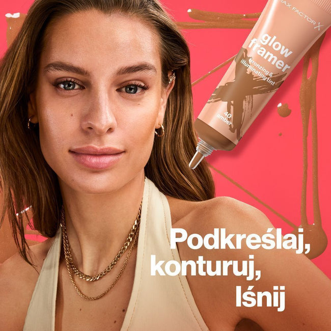 Max Factor Glow Framer brązujący tint do konturowania i rozświetlania twarzy