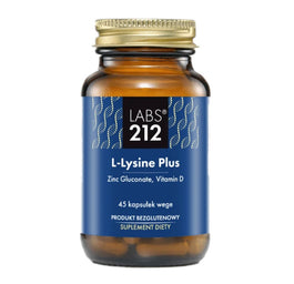 LABS212 L-Lysine Plus suplement diety 45 kapsułek