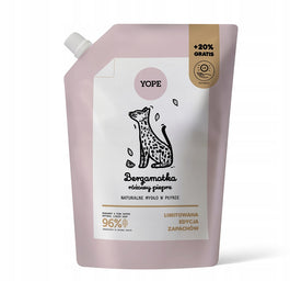 Yope Naturalne mydło w płynie refill Bergamotka & Różowy Pieprz 600ml