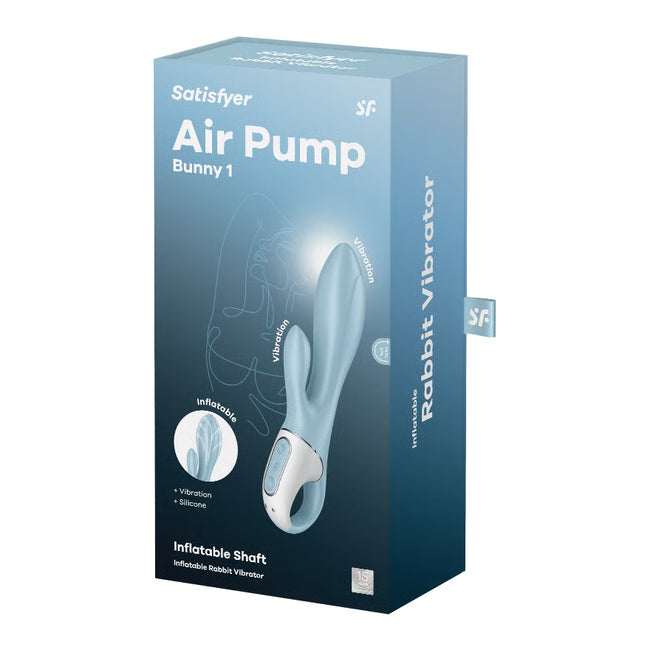 Satisfyer Air Pump Bunny 1 wibrator z funkcją pompowania Blue