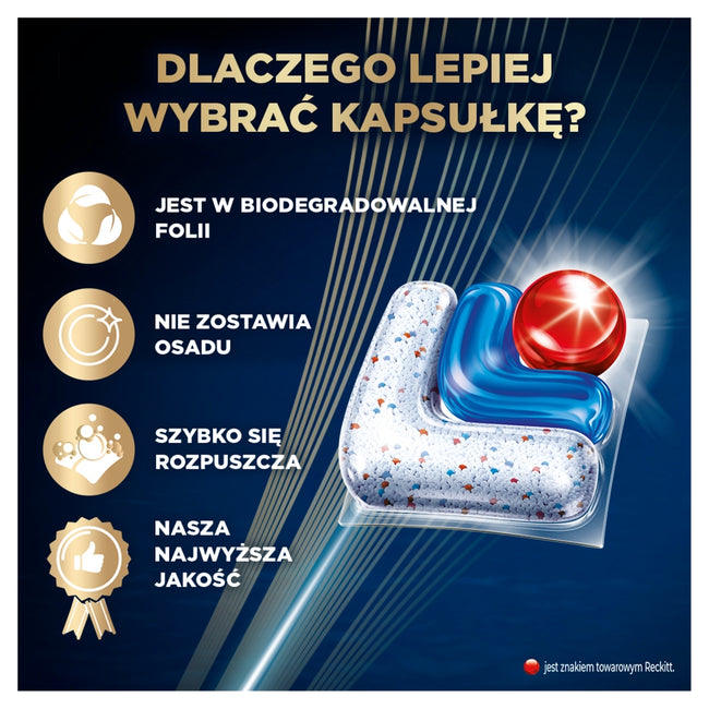 Finish Ultimate Plus Fresh kapsułki do mycia naczyń w zmywarce 45szt