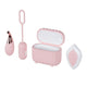 Blush Play With Me Wanderlust zestaw mini wand z 12 trybami + bezprzewodowe jajko z 10 trybami + etui + pilot Pink