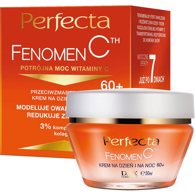 Perfecta Fenomen C przeciwzmarszczkowy krem do twarzy na dzień i na noc 60+ 50ml