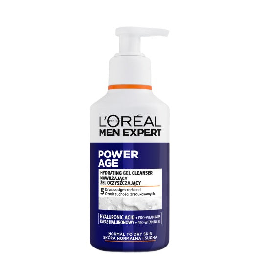 L'Oreal Paris Men Expert Power Age nawilżający żel oczyszczający do skóry normalnej i suchej 260ml