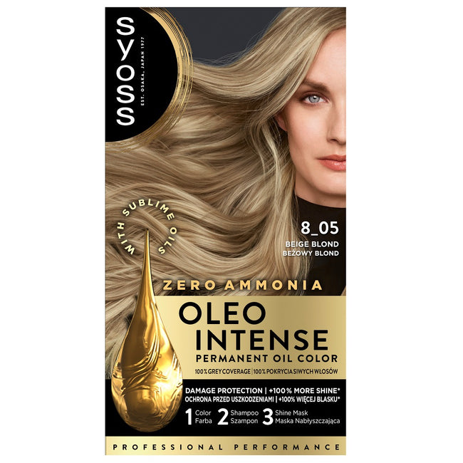 Syoss Oleo Intense farba do włosów trwale koloryzująca z olejkami