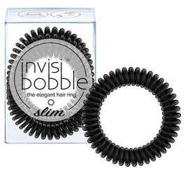 Invisibobble Slim gumki do włosów True Black 3szt