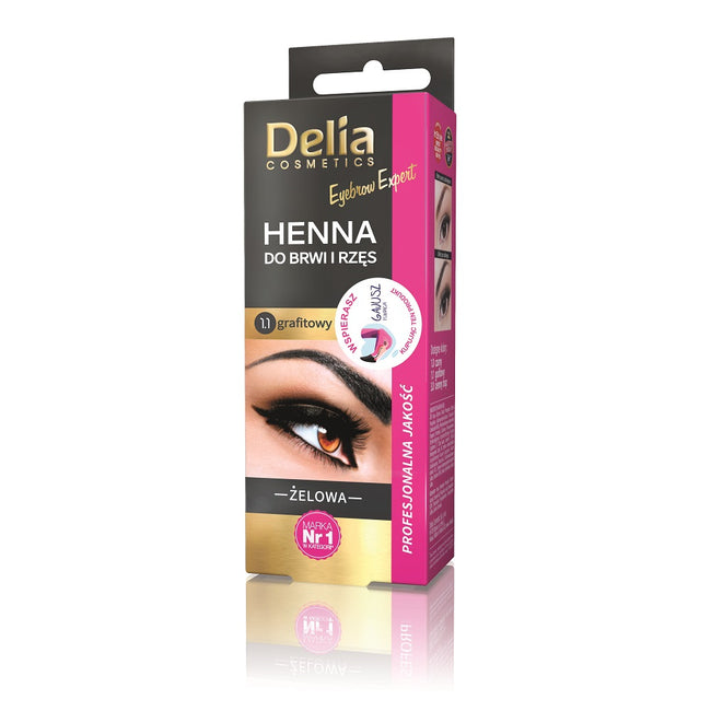 Delia Eyebrow Expert żelowa henna do brwi i rzęs