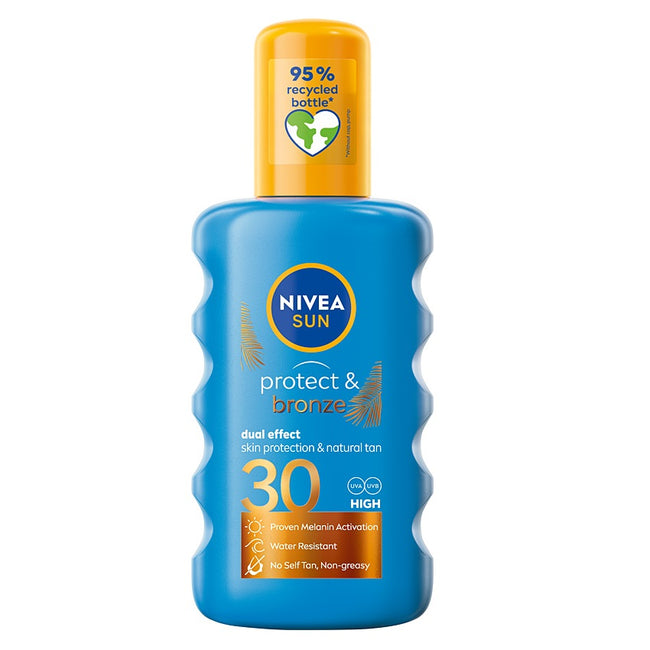 Nivea Sun Protect & Bronze balsam w sprayu aktywujący naturalną opaleniznę SPF30 200ml