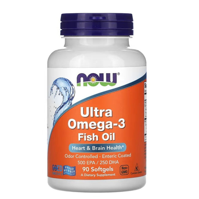 Now Foods Ultra Omega-3 suplement diety 90 kapsułek