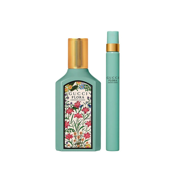Gucci Flora Gorgeous Jasmine zestaw woda perfumowana spray 50ml + woda perfumowana spray 10ml