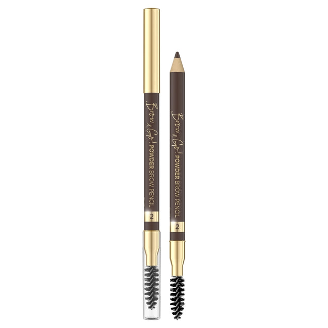 Eveline Cosmetics Brow & Go! pudrowa kredka do brwi