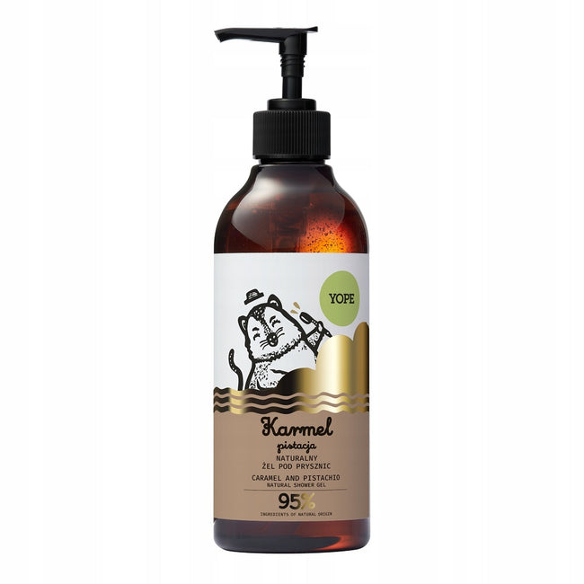 Yope Naturalny żel pod prysznic Karmel & Pistacja 400ml