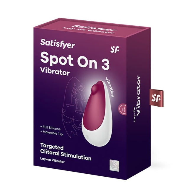 Satisfyer Spot On 3 wibrator łechtaczkowy Berry