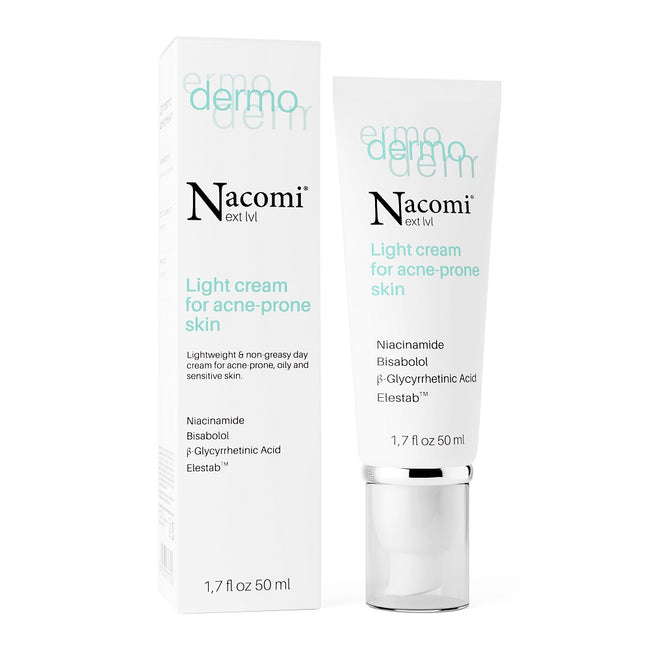 Nacomi Next Level Dermo lekki krem do cery trądzikowej 50ml