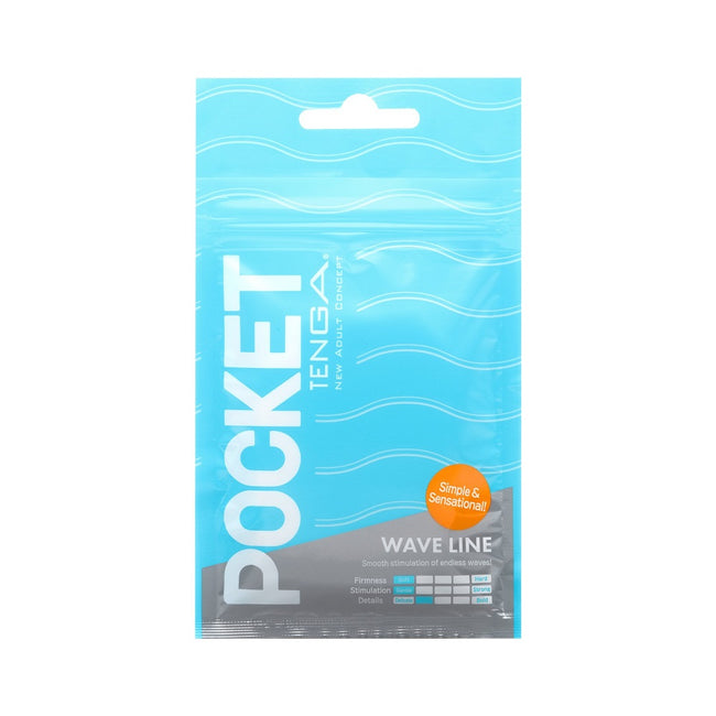 TENGA Pocket Wave Line jednorazowy masturbator 001